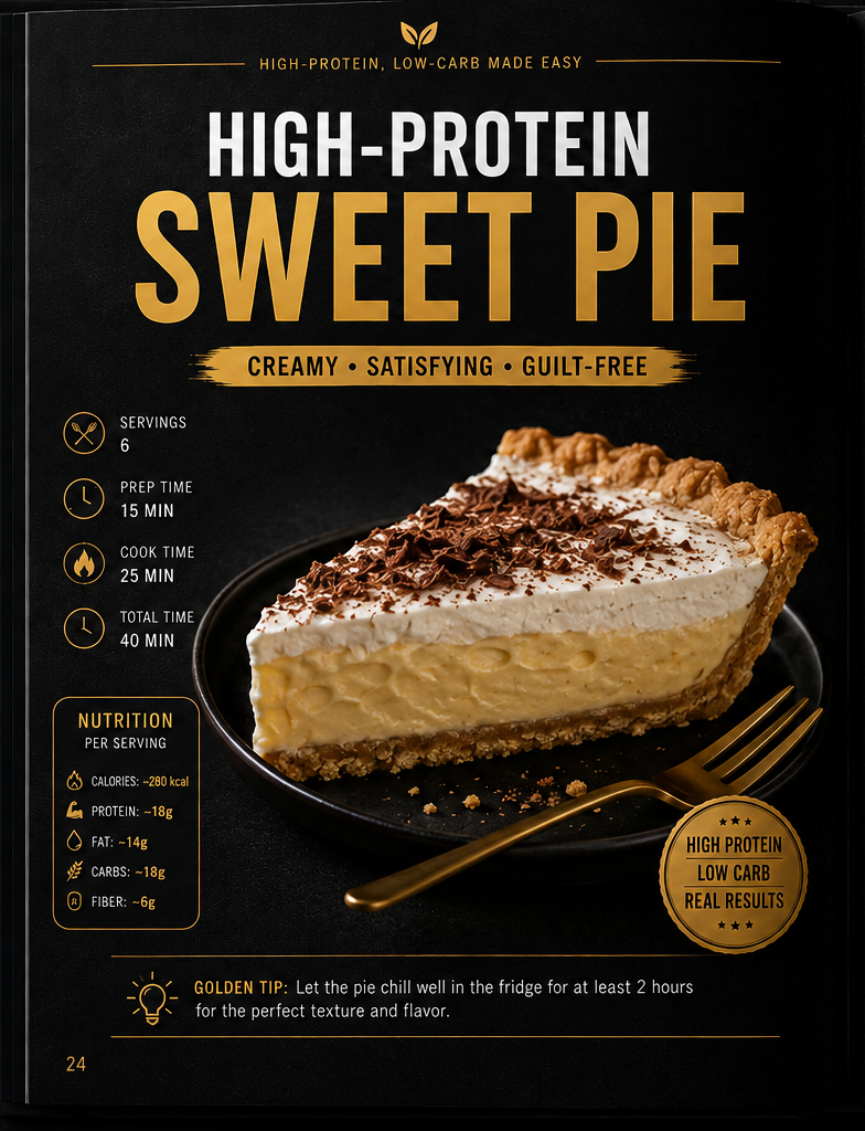 high-protein sweet pie