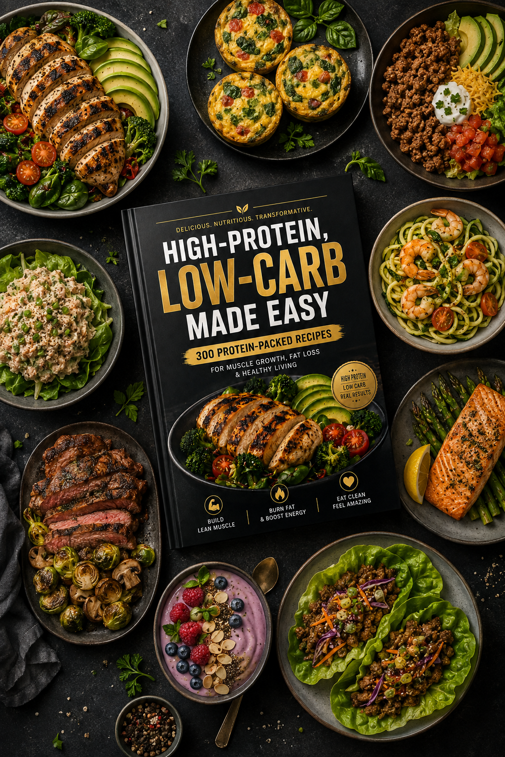 High Protein Low Carb cookbook